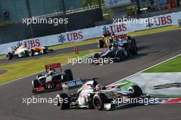 Nico Hulkenberg (GER) Sauber C32. 13.10.2013. Formula 1 World Championship, Rd 15, Japanese Grand Prix, Suzuka, Japan, Race Day.