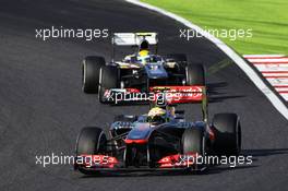 Sergio Perez (MEX) McLaren MP4-28. 13.10.2013. Formula 1 World Championship, Rd 15, Japanese Grand Prix, Suzuka, Japan, Race Day.