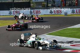 Nico Rosberg (GER) Mercedes AMG F1 W04. 13.10.2013. Formula 1 World Championship, Rd 15, Japanese Grand Prix, Suzuka, Japan, Race Day.