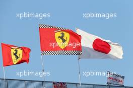 Ferrari Flags  13.10.2013. Formula 1 World Championship, Rd 15, Japanese Grand Prix, Suzuka, Japan, Race Day.