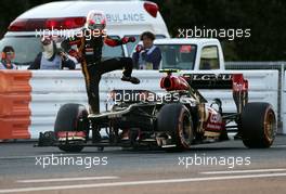 Romain Grosjean (FRA), Lotus F1 Team  13.10.2013. Formula 1 World Championship, Rd 15, Japanese Grand Prix, Suzuka, Japan, Race Day.