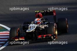 Romain Grosjean (FRA) Lotus F1 E21. 13.10.2013. Formula 1 World Championship, Rd 15, Japanese Grand Prix, Suzuka, Japan, Race Day.