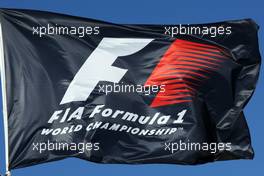 F1 flag. 12.10.2013. Formula 1 World Championship, Rd 15, Japanese Grand Prix, Suzuka, Japan, Qualifying Day.
