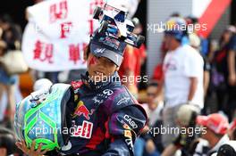 A Red Bull Racing fan. 12.10.2013. Formula 1 World Championship, Rd 15, Japanese Grand Prix, Suzuka, Japan, Qualifying Day.