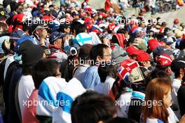 Fans. 12.10.2013. Formula 1 World Championship, Rd 15, Japanese Grand Prix, Suzuka, Japan, Qualifying Day.