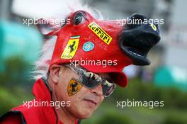 A Ferrari fan. 12.10.2013. Formula 1 World Championship, Rd 15, Japanese Grand Prix, Suzuka, Japan, Qualifying Day.