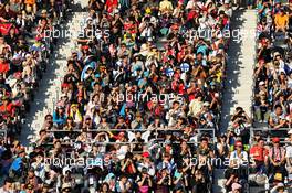 Fans in the grandstand. 10.10.2013. Formula 1 World Championship, Rd 15, Japanese Grand Prix, Suzuka, Japan, Preparation Day.