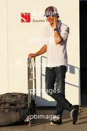 Esteban Gutierrez (MEX) Sauber. 10.10.2013. Formula 1 World Championship, Rd 15, Japanese Grand Prix, Suzuka, Japan, Preparation Day.