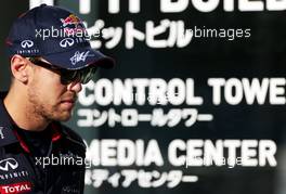 Sebastian Vettel (GER), Red Bull Racing  10.10.2013. Formula 1 World Championship, Rd 15, Japanese Grand Prix, Suzuka, Japan, Preparation Day.