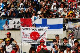 Fans, banners and flags. 10.10.2013. Formula 1 World Championship, Rd 15, Japanese Grand Prix, Suzuka, Japan, Preparation Day.
