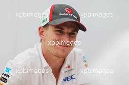 Nico Hulkenberg (GER) Sauber. 10.10.2013. Formula 1 World Championship, Rd 15, Japanese Grand Prix, Suzuka, Japan, Preparation Day.