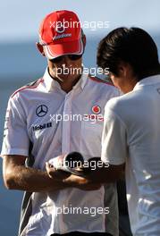 Jenson Button (GBR), McLaren Mercedes  10.10.2013. Formula 1 World Championship, Rd 15, Japanese Grand Prix, Suzuka, Japan, Preparation Day.