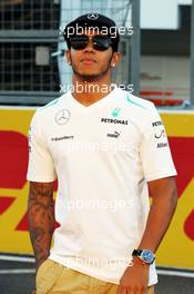 Lewis Hamilton (GBR) Mercedes AMG F1. 10.10.2013. Formula 1 World Championship, Rd 15, Japanese Grand Prix, Suzuka, Japan, Preparation Day.
