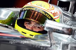 Sergio Perez (MEX) McLaren MP4-28. 04.10.2013. Formula 1 World Championship, Rd 14, Korean Grand Prix, Yeongam, South Korea, Practice Day.