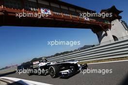 Valtteri Bottas (FIN) Williams FW35. 04.10.2013. Formula 1 World Championship, Rd 14, Korean Grand Prix, Yeongam, South Korea, Practice Day.