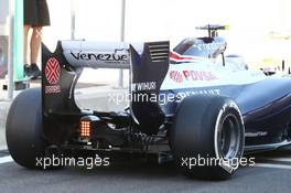 Valtteri Bottas (FIN) Williams FW35 rear diffuser. 04.10.2013. Formula 1 World Championship, Rd 14, Korean Grand Prix, Yeongam, South Korea, Practice Day.