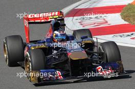 Daniel Ricciardo (AUS) Scuderia Toro Rosso STR8. 04.10.2013. Formula 1 World Championship, Rd 14, Korean Grand Prix, Yeongam, South Korea, Practice Day.