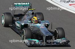 Lewis Hamilton (GBR) Mercedes AMG F1 W04. 04.10.2013. Formula 1 World Championship, Rd 14, Korean Grand Prix, Yeongam, South Korea, Practice Day.