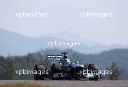 Nico Rosberg (GER), Mercedes GP  04.10.2013. Formula 1 World Championship, Rd 14, Korean Grand Prix, Yeongam, South Korea, Practice Day.