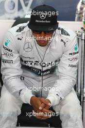 Lewis Hamilton (GBR) Mercedes AMG F1. 04.10.2013. Formula 1 World Championship, Rd 14, Korean Grand Prix, Yeongam, South Korea, Practice Day.