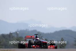 Jenson Button (GBR), McLaren Mercedes  04.10.2013. Formula 1 World Championship, Rd 14, Korean Grand Prix, Yeongam, South Korea, Practice Day.