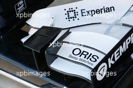 Williams FW35 front wing detail. 04.10.2013. Formula 1 World Championship, Rd 14, Korean Grand Prix, Yeongam, South Korea, Practice Day.