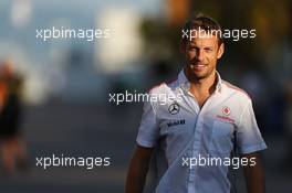 Jenson Button (GBR) McLaren. 04.10.2013. Formula 1 World Championship, Rd 14, Korean Grand Prix, Yeongam, South Korea, Practice Day.