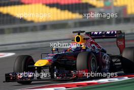 Sebastian Vettel (GER), Red Bull Racing  04.10.2013. Formula 1 World Championship, Rd 14, Korean Grand Prix, Yeongam, South Korea, Practice Day.