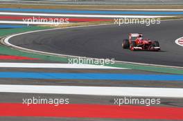 Fernando Alonso (ESP) Ferrari F138. 04.10.2013. Formula 1 World Championship, Rd 14, Korean Grand Prix, Yeongam, South Korea, Practice Day.