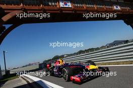 Mark Webber (AUS) Red Bull Racing RB9. 04.10.2013. Formula 1 World Championship, Rd 14, Korean Grand Prix, Yeongam, South Korea, Practice Day.