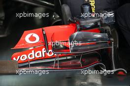 McLaren MP4-28 front wing detail. 04.10.2013. Formula 1 World Championship, Rd 14, Korean Grand Prix, Yeongam, South Korea, Practice Day.