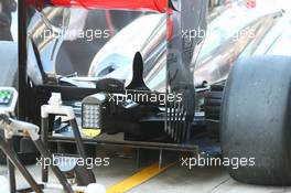 McLaren MP4-28 rear diffuser. 04.10.2013. Formula 1 World Championship, Rd 14, Korean Grand Prix, Yeongam, South Korea, Practice Day.