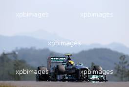 Lewis Hamilton (GBR), Mercedes Grand Prix  04.10.2013. Formula 1 World Championship, Rd 14, Korean Grand Prix, Yeongam, South Korea, Practice Day.