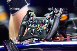 Red Bull Racing RB9 steering wheel. 04.10.2013. Formula 1 World Championship, Rd 14, Korean Grand Prix, Yeongam, South Korea, Practice Day.