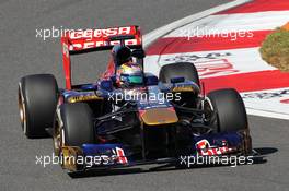 Jean-Eric Vergne (FRA) Scuderia Toro Rosso STR8. 04.10.2013. Formula 1 World Championship, Rd 14, Korean Grand Prix, Yeongam, South Korea, Practice Day.