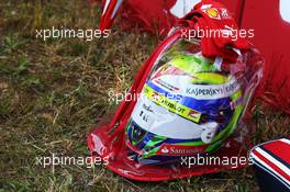 The helmet of Felipe Massa (BRA) Ferrari. 06.10.2013. Formula 1 World Championship, Rd 14, Korean Grand Prix, Yeongam, South Korea, Race Day.