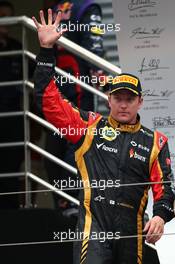 Kimi Raikkonen (FIN) Lotus F1 Team 2nd place. 06.10.2013. Formula 1 World Championship, Rd 14, Korean Grand Prix, Yeongam, South Korea, Race Day.