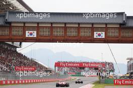 Fernando Alonso (ESP) Ferrari F138. 06.10.2013. Formula 1 World Championship, Rd 14, Korean Grand Prix, Yeongam, South Korea, Race Day.