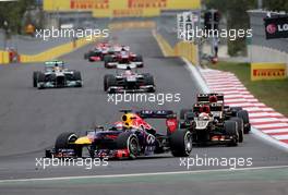 Sebastian Vettel (GER), Red Bull Racing  06.10.2013. Formula 1 World Championship, Rd 14, Korean Grand Prix, Yeongam, South Korea, Race Day.