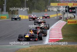 Sebastian Vettel (GER), Red Bull Racing  06.10.2013. Formula 1 World Championship, Rd 14, Korean Grand Prix, Yeongam, South Korea, Race Day.