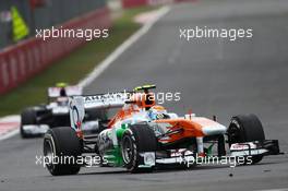 Adrian Sutil (GER) Sahara Force India VJM06. 06.10.2013. Formula 1 World Championship, Rd 14, Korean Grand Prix, Yeongam, South Korea, Race Day.