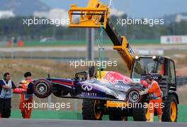 Car of Mark Webber (AUS), Red Bull Racing  06.10.2013. Formula 1 World Championship, Rd 14, Korean Grand Prix, Yeongam, South Korea, Race Day.