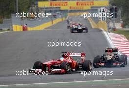 Fernando Alonso (ESP), Scuderia Ferrari  06.10.2013. Formula 1 World Championship, Rd 14, Korean Grand Prix, Yeongam, South Korea, Race Day.