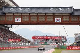 Sebastian Vettel (GER) Red Bull Racing RB9. 06.10.2013. Formula 1 World Championship, Rd 14, Korean Grand Prix, Yeongam, South Korea, Race Day.
