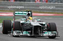 Lewis Hamilton (GBR) Mercedes AMG F1 W04. 06.10.2013. Formula 1 World Championship, Rd 14, Korean Grand Prix, Yeongam, South Korea, Race Day.