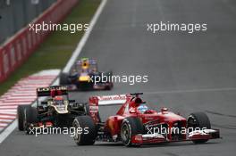 Fernando Alonso (ESP) Ferrari F138. 06.10.2013. Formula 1 World Championship, Rd 14, Korean Grand Prix, Yeongam, South Korea, Race Day.
