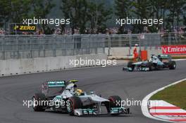 Lewis Hamilton (GBR) Mercedes AMG F1 W04. 06.10.2013. Formula 1 World Championship, Rd 14, Korean Grand Prix, Yeongam, South Korea, Race Day.