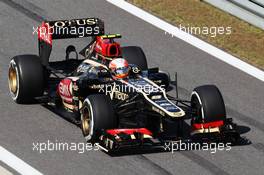 Romain Grosjean (FRA) Lotus F1 E21. 05.10.2013. Formula 1 World Championship, Rd 14, Korean Grand Prix, Yeongam, South Korea, Qualifying Day.