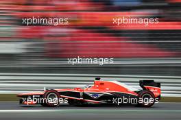 Jules Bianchi (FRA) Marussia F1 Team MR02. 05.10.2013. Formula 1 World Championship, Rd 14, Korean Grand Prix, Yeongam, South Korea, Qualifying Day.