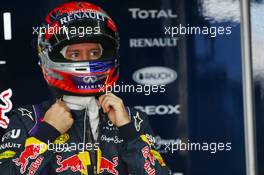 Sebastian Vettel (GER) Red Bull Racing. 05.10.2013. Formula 1 World Championship, Rd 14, Korean Grand Prix, Yeongam, South Korea, Qualifying Day.